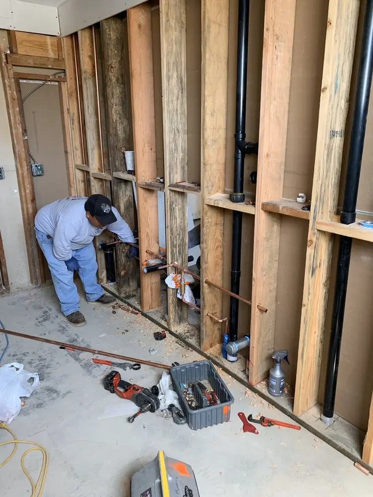Commercial rough-in plumbing for Commercial Plumbing in Deerfield